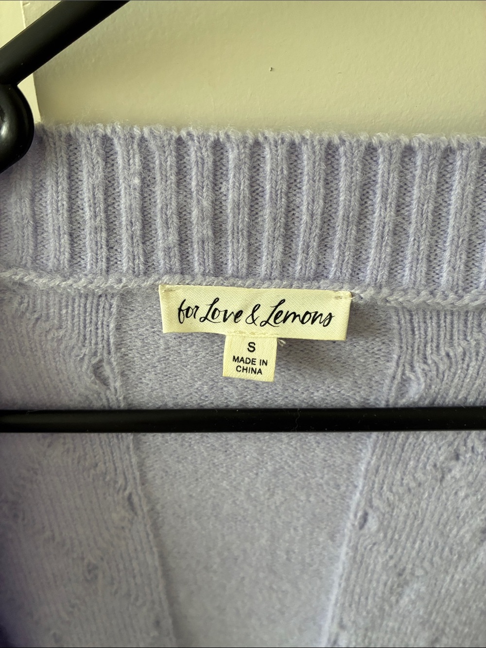 For love and lemons lavender cardigan - Picture 3 of 5